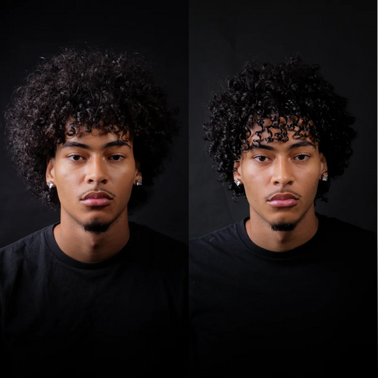 BASED Curl Mousse Hair Styling Result