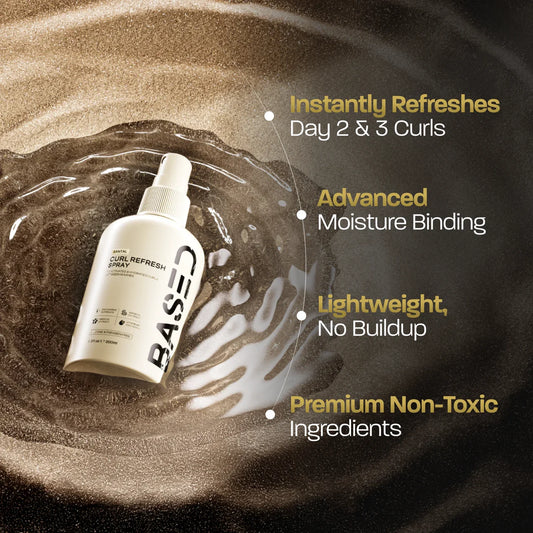 BASED Curl Refresh Spray Key Benefits